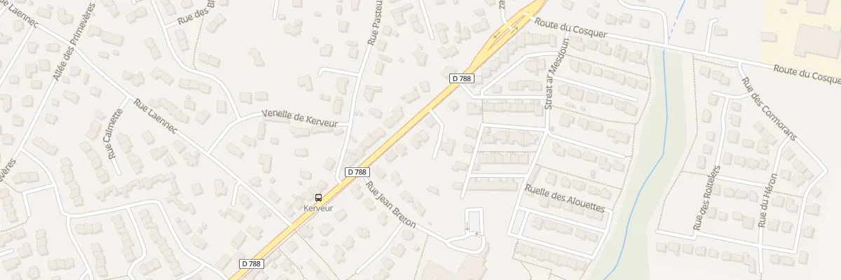 Plan du 93 Rue Maréchal Leclerc à Plabennec