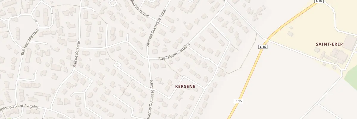 Plan du 7 Rue Tristan Corbière à Plabennec