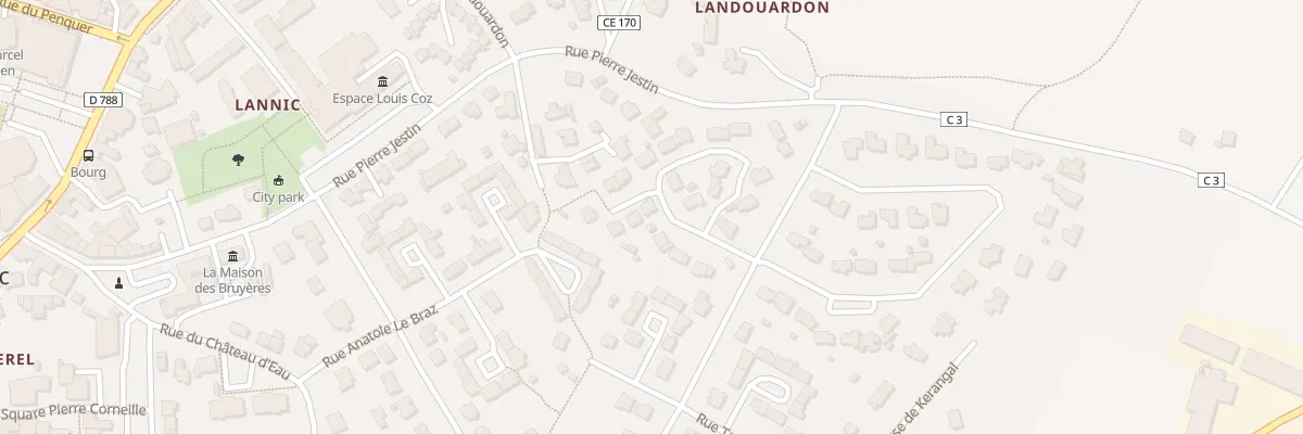 Plan du 31 Rue Leon Chandora à Plabennec