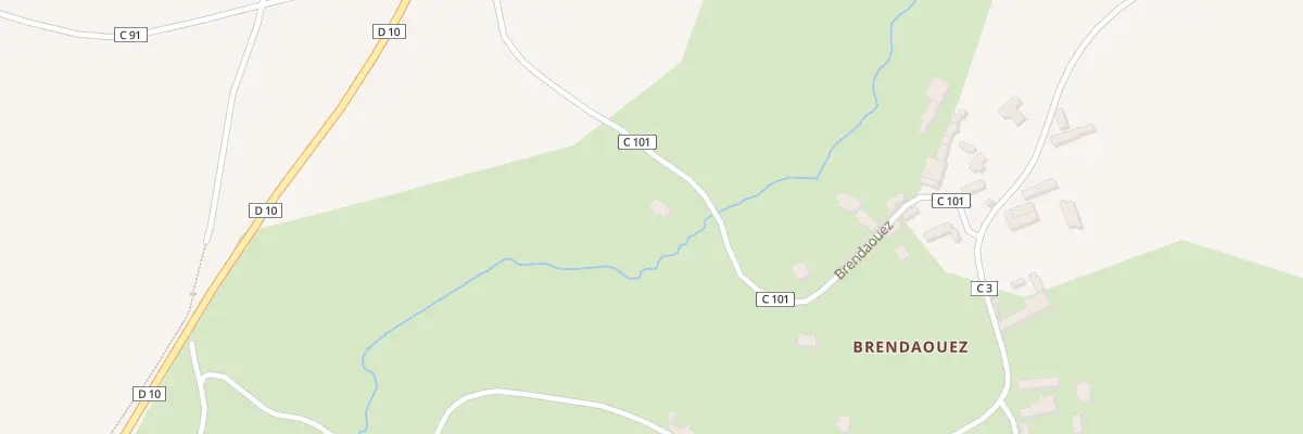 Plan du 5054 Brendaouez à Guissény