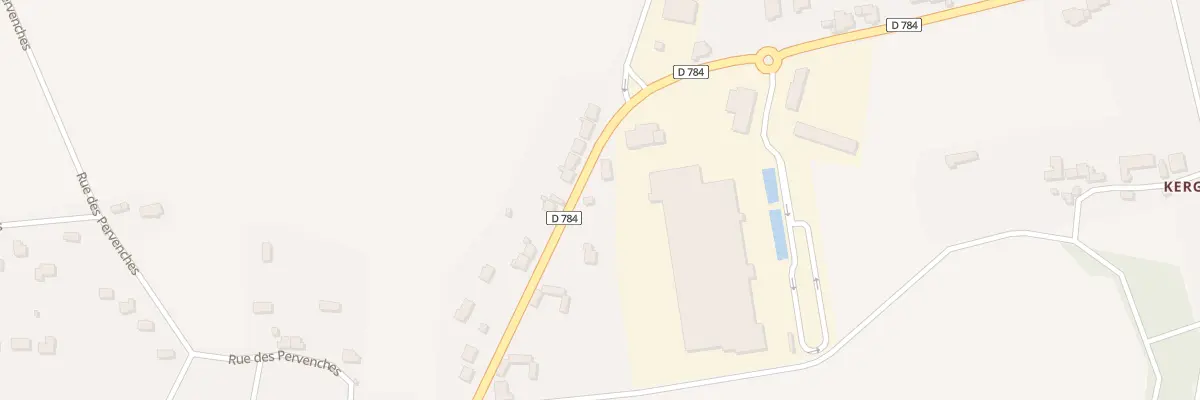 Plan du 68 Rue de Quimper à Plozévet
