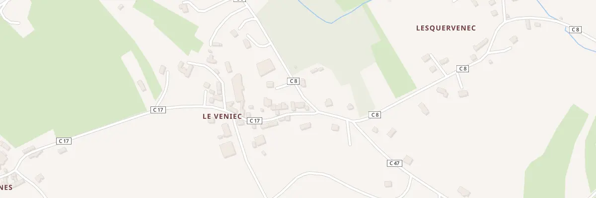 Plan du 9036 Le Veniec à Crozon