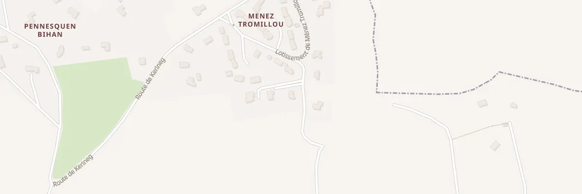 Plan du 5402F Lot de Ménez Tromillou à Confort-Meilars