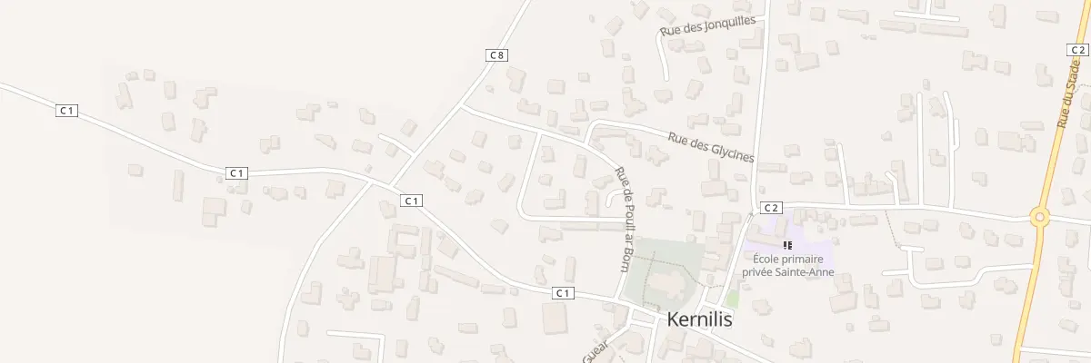 Plan du 4 Rue des Bleuets à Kernilis