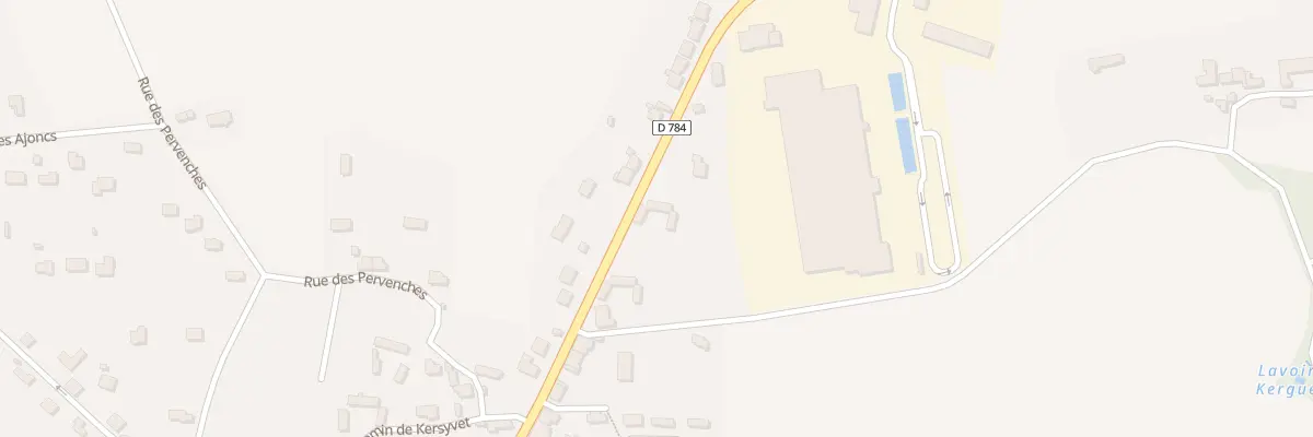 Plan du 62 Rue de Quimper à Plozévet
