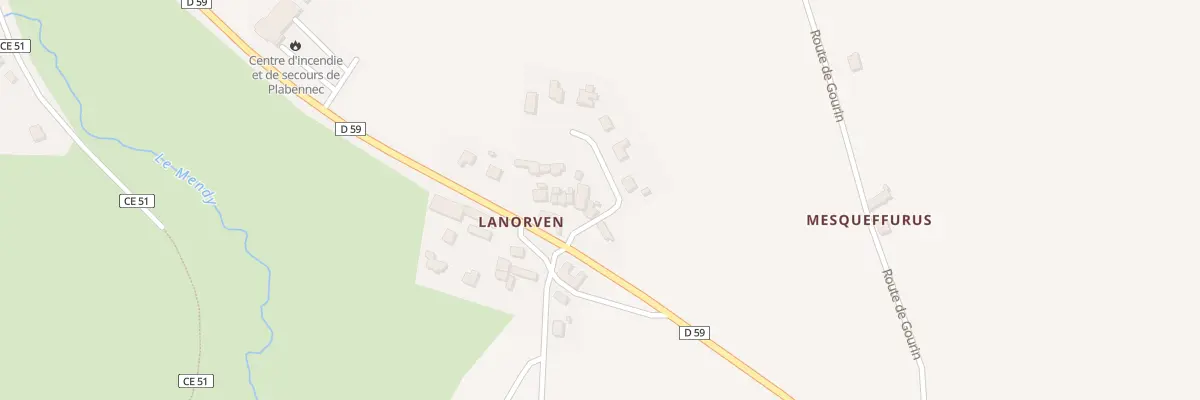 Plan du 200 Che de Lanorven Norzh à Plabennec
