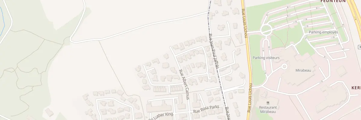 Plan du 190 Rue Angela Davis à Guipavas