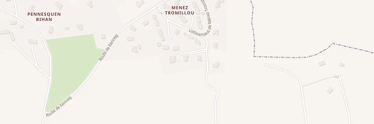 Plan du 31 Lot de Ménez Tromillou à Confort-Meilars