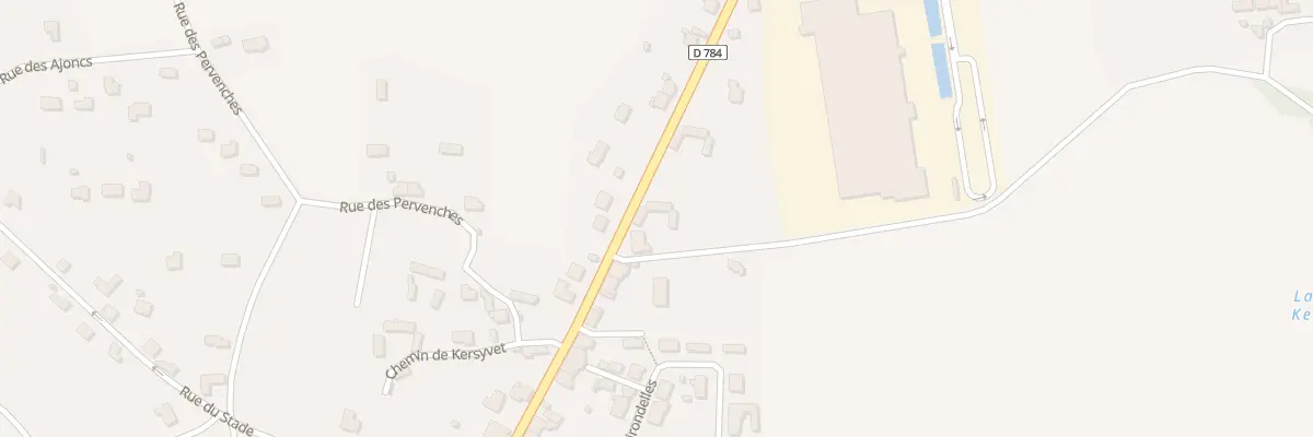 Plan du 58 Rue de Quimper à Plozévet