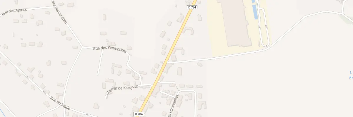 Plan du 56 Rue de Quimper à Plozévet