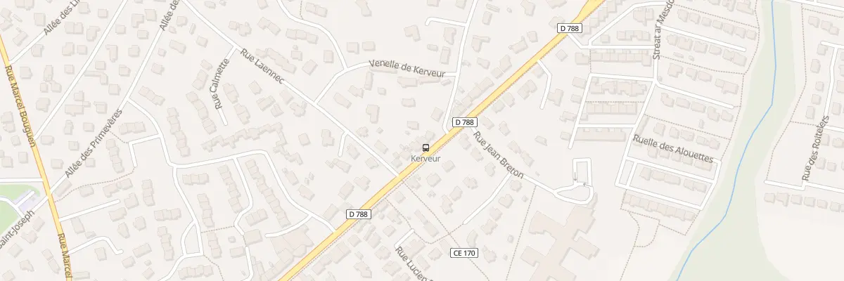 Plan du 54 Rue Maréchal Leclerc à Plabennec