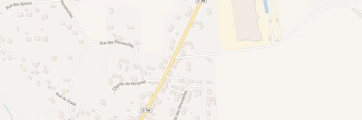 Plan du 54 Rue de Quimper à Plozévet