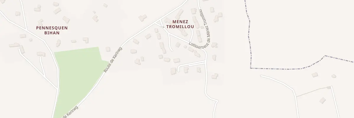 Plan du 18 Lot de Ménez Tromillou à Confort-Meilars