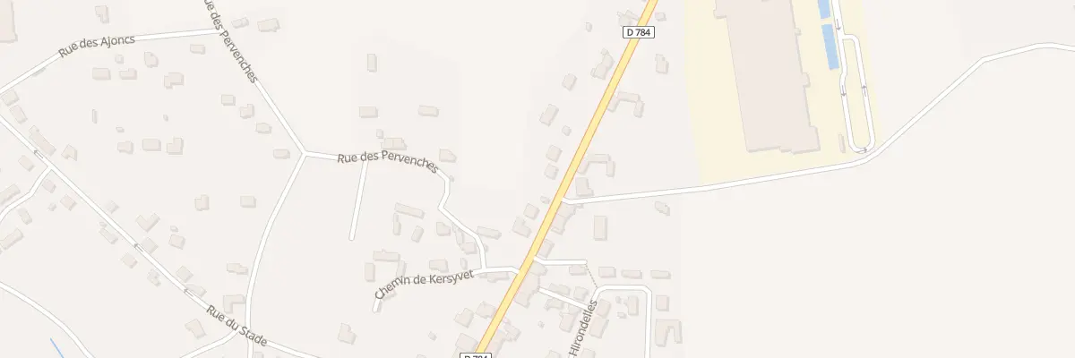 Plan du 69 Rue de Quimper à Plozévet