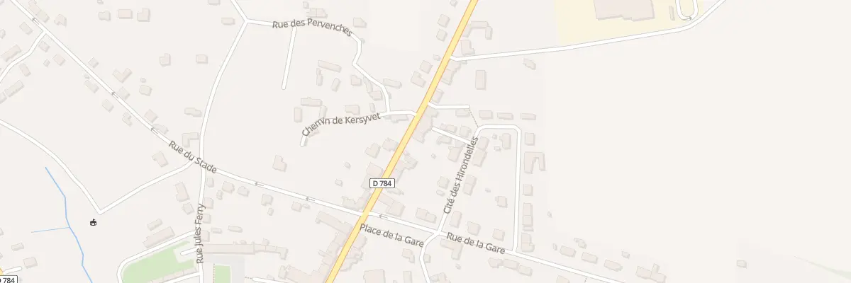 Plan du 42 Rue de Quimper à Plozévet