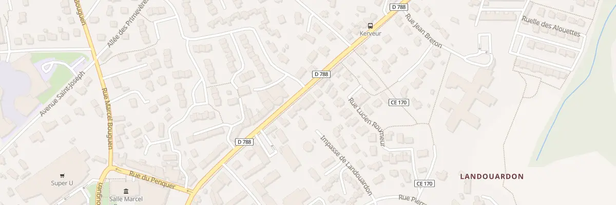 Plan du 49 Rue Maréchal Leclerc à Plabennec