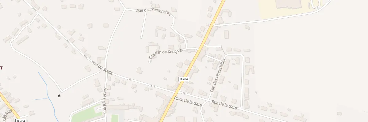 Plan du 55 Rue de Quimper à Plozévet