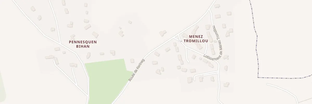 Plan du 4 Lot de Ménez Tromillou à Confort-Meilars