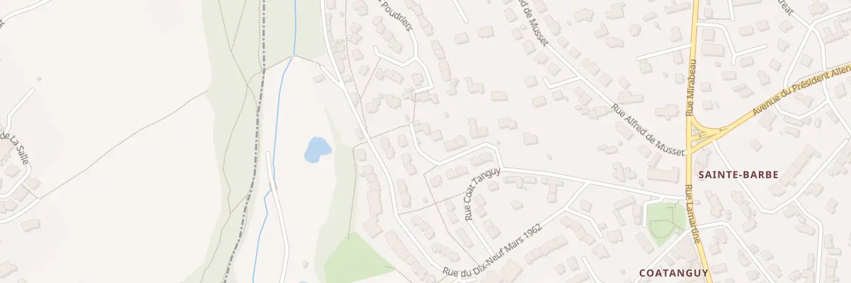 Plan du 40 Rue du Costour au Relecq-Kerhuon