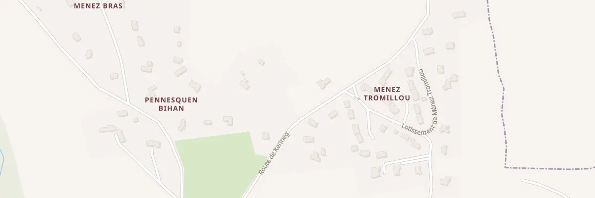 Plan du 29C Lot de Ménez Tromillou à Confort-Meilars
