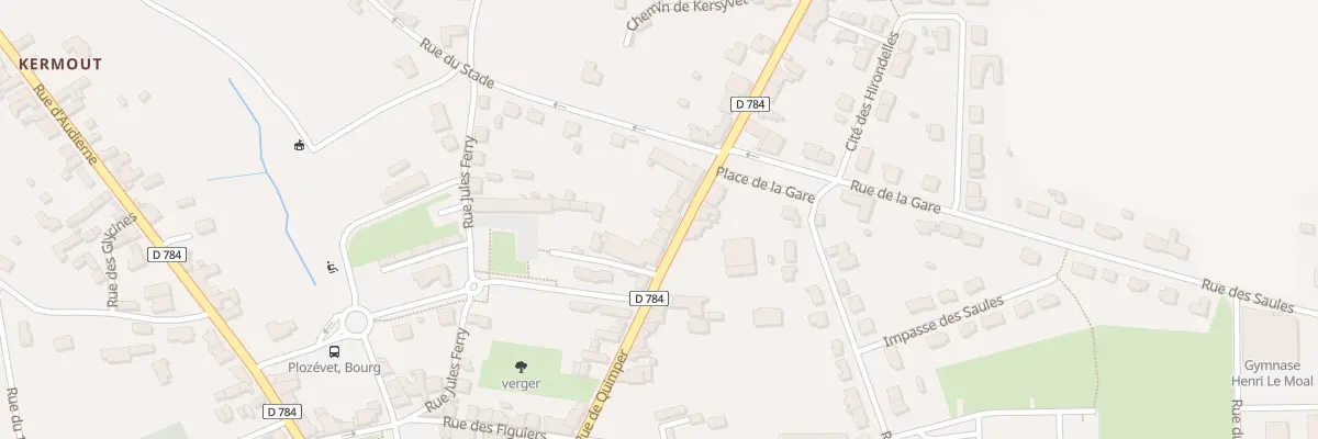 Plan du 35 Rue de Quimper à Plozévet