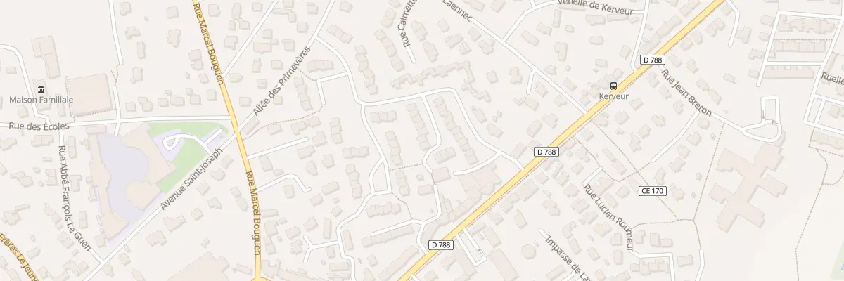 Plan du 34 Rue Augustin Morvan à Plabennec