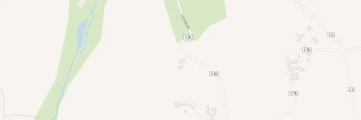 Plan du 225 Landevet à Guissény