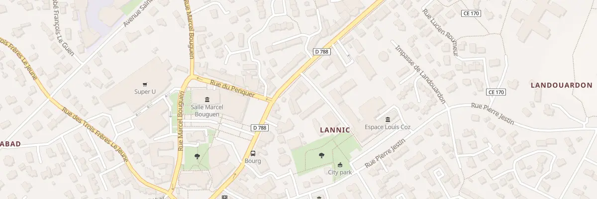 Plan du 27 Rue Maréchal Leclerc à Plabennec