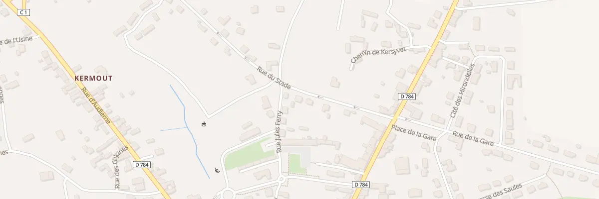 Plan du 13 Rue du Stade à Plozévet