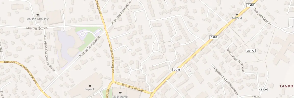 Plan du 78 Rue Augustin Morvan à Plabennec