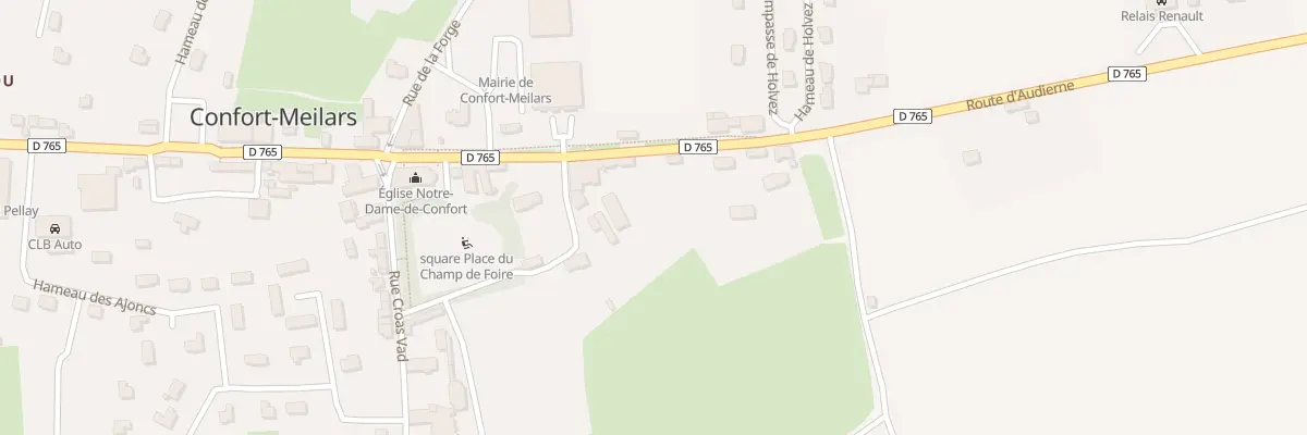 Plan du 66 Confort à Confort-Meilars
