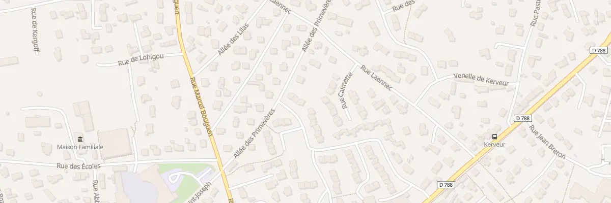Plan du 37 Rue Augustin Morvan à Plabennec