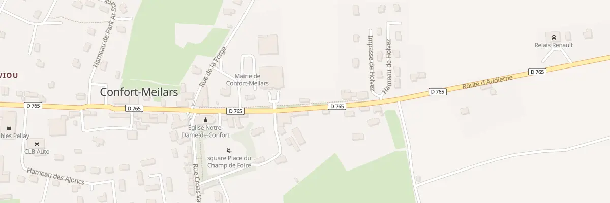 Plan du 74 Confort à Confort-Meilars