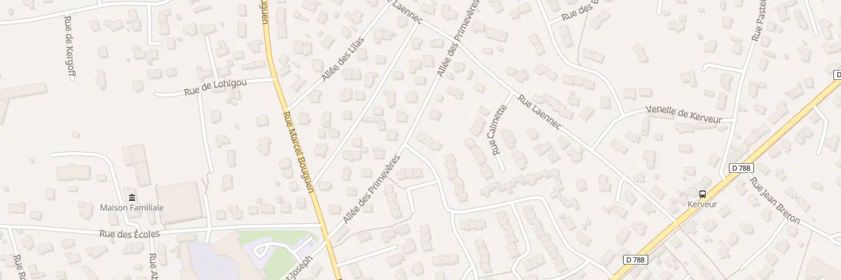 Plan du 41 Rue Augustin Morvan à Plabennec