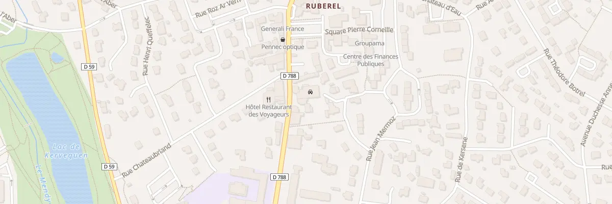 Plan du 24 Rue des 3 Frères Le Roy à Plabennec