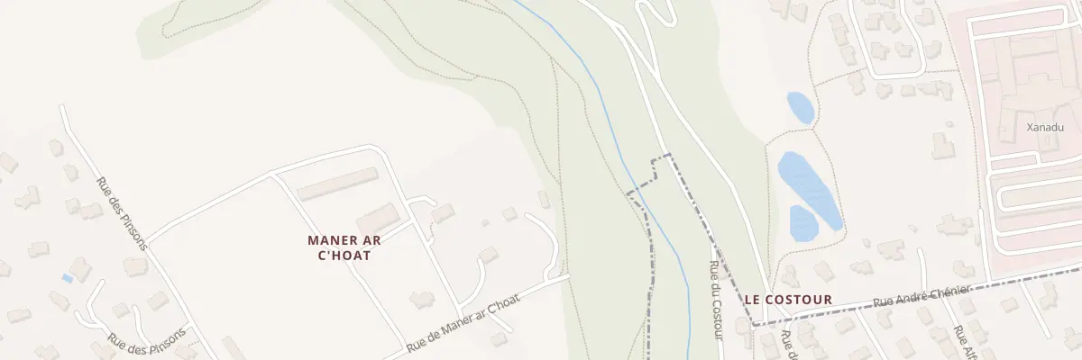 Plan du 47 Rue Maner Ar C Hoat à Guipavas