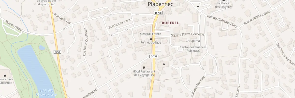 Plan du 15 Rue des 3 Frères Le Roy à Plabennec