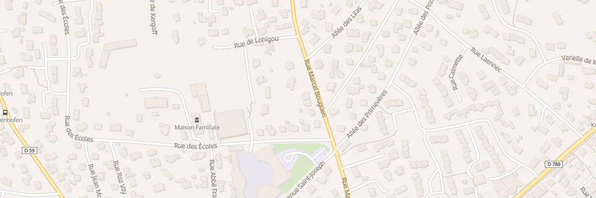 Plan du 36 Rue Marcel Bouguen à Plabennec