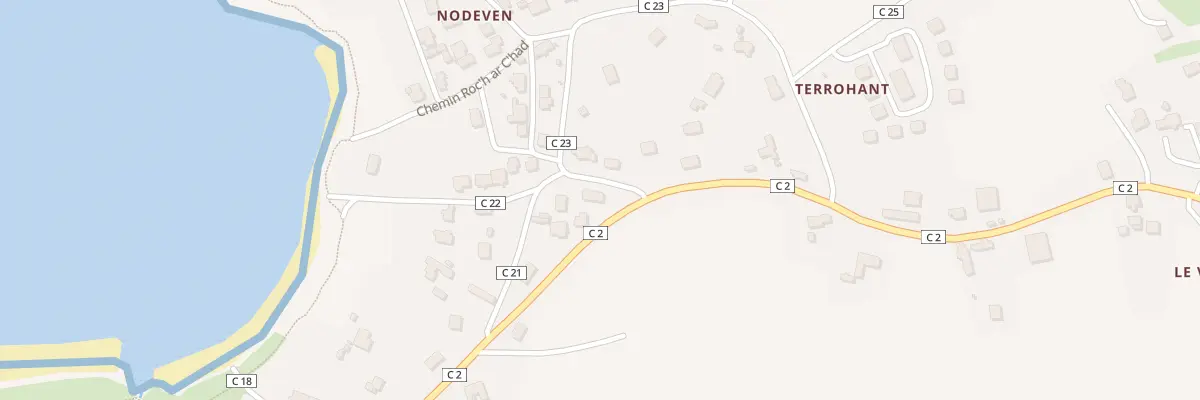 Plan du 10 Rte de Penn an Dig à Guissény