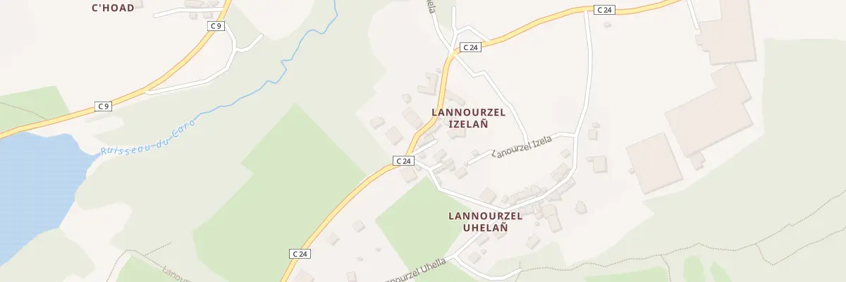 Plan du 490 Rte de Lannourzel Izella à Plougastel-Daoulas