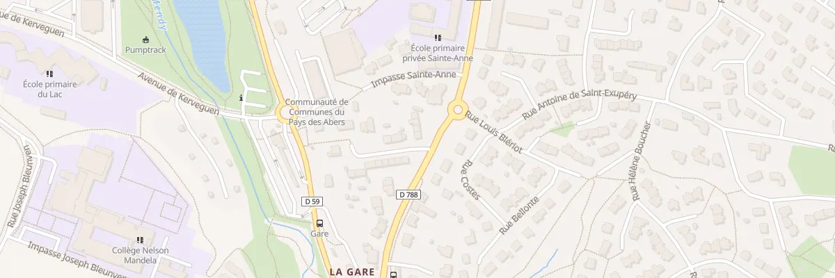 Plan du 45 Rue des 3 Frères Le Roy à Plabennec
