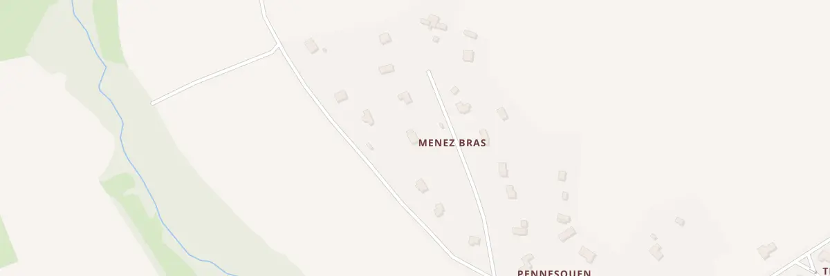 Plan du 152A Menez Bras à Confort-Meilars