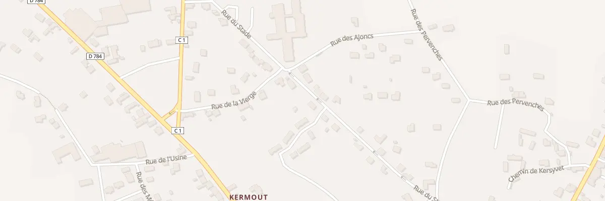Plan du 41 Rue du Stade à Plozévet