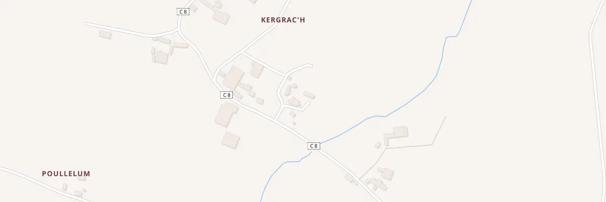 Plan du 480 Kergrac’h à Plouvien