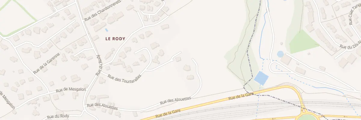 Plan du 400 Rue des Alouettes à Guipavas