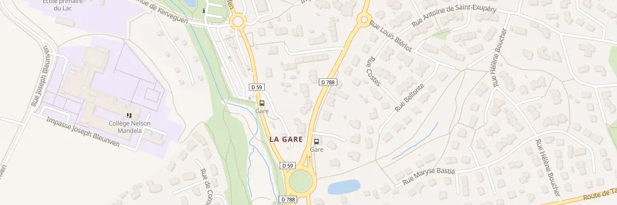 Plan du 55 Rue des 3 Frères Le Roy à Plabennec