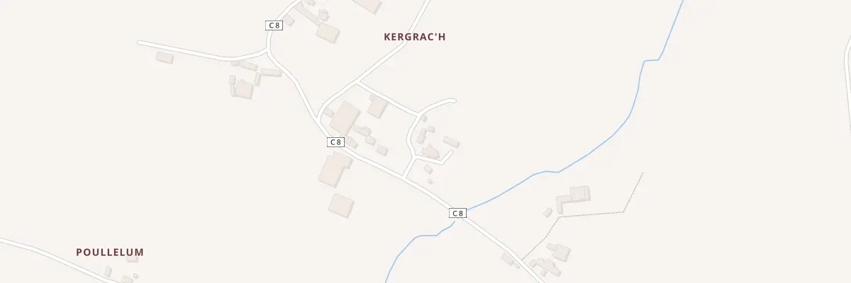Plan du 490 Kergrac’h à Plouvien