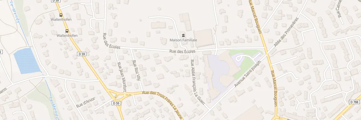 Plan du 6 Rue des Ecoles à Plabennec