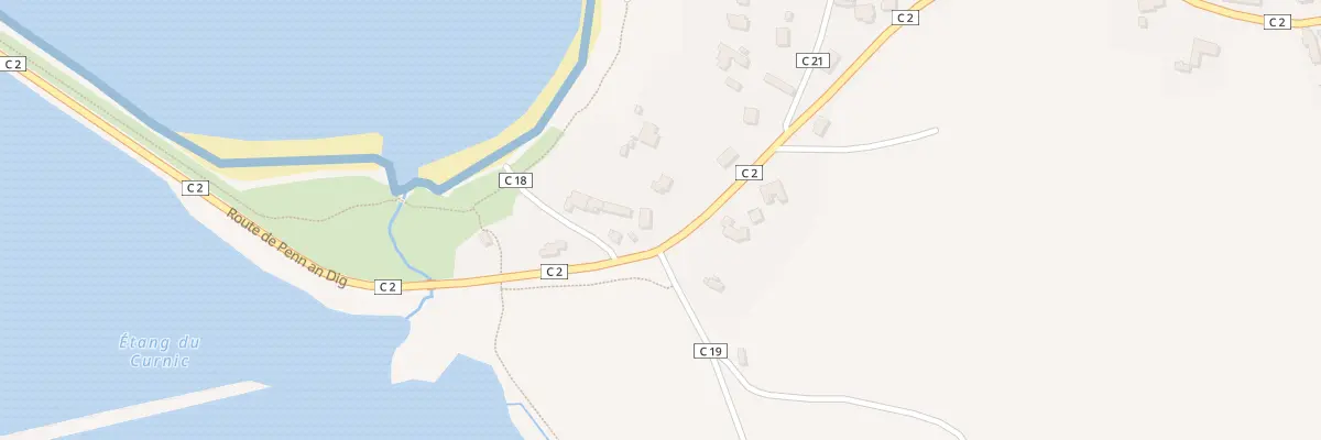 Plan du 2 Che Ar Skluz à Guissény