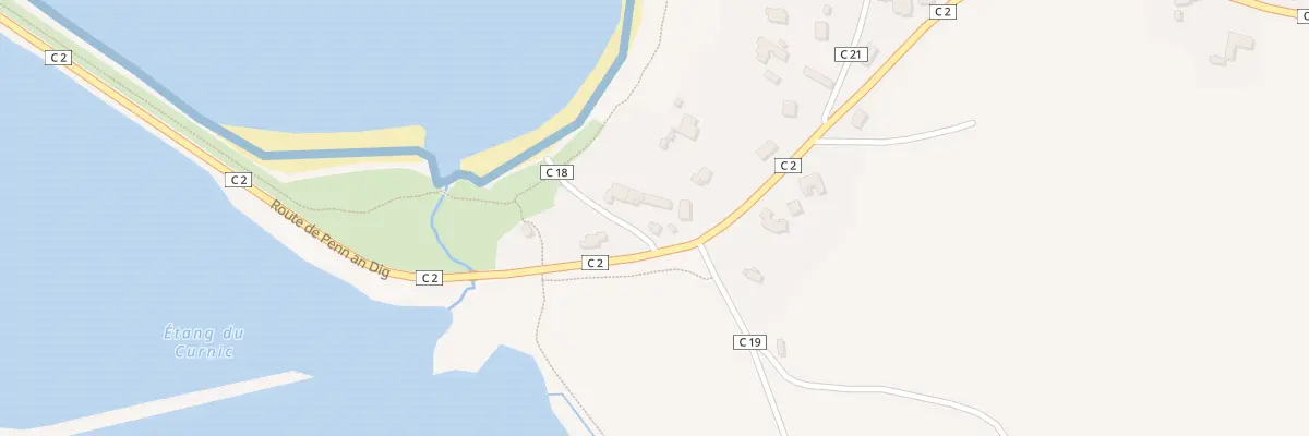 Plan du 2B Che Ar Skluz à Guissény